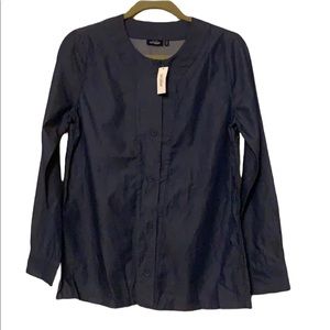 ♠︎ kate spade navy blue blouse | SM